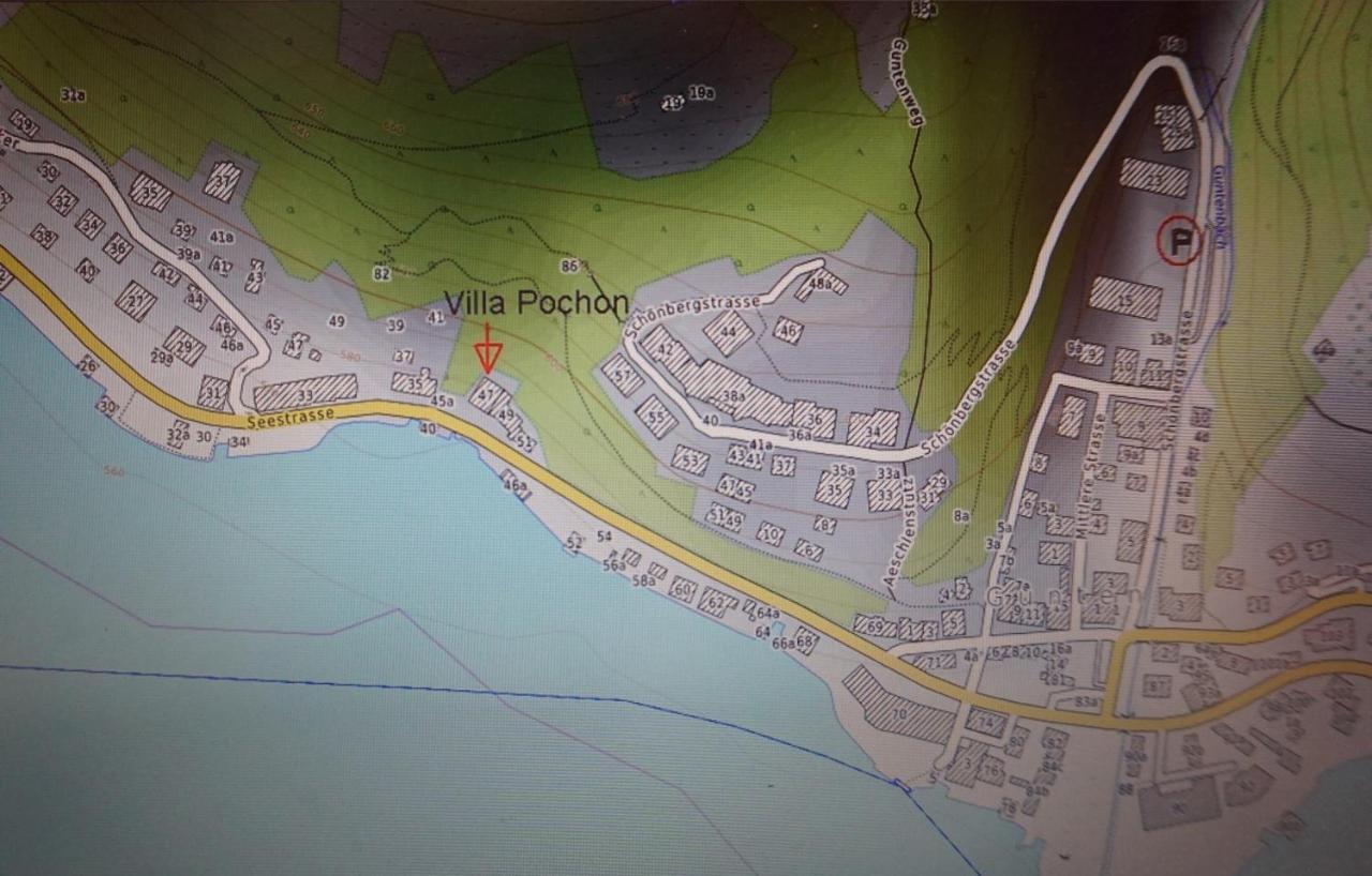Villa Pochon Gunten Bagian luar foto